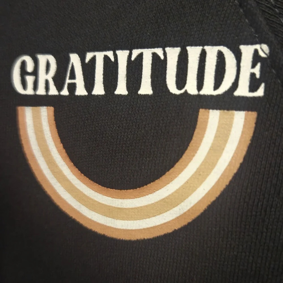 Spiritual Gangster "Gratitude" Raglan Zip- Up Hoodie - Picture 6 of 10